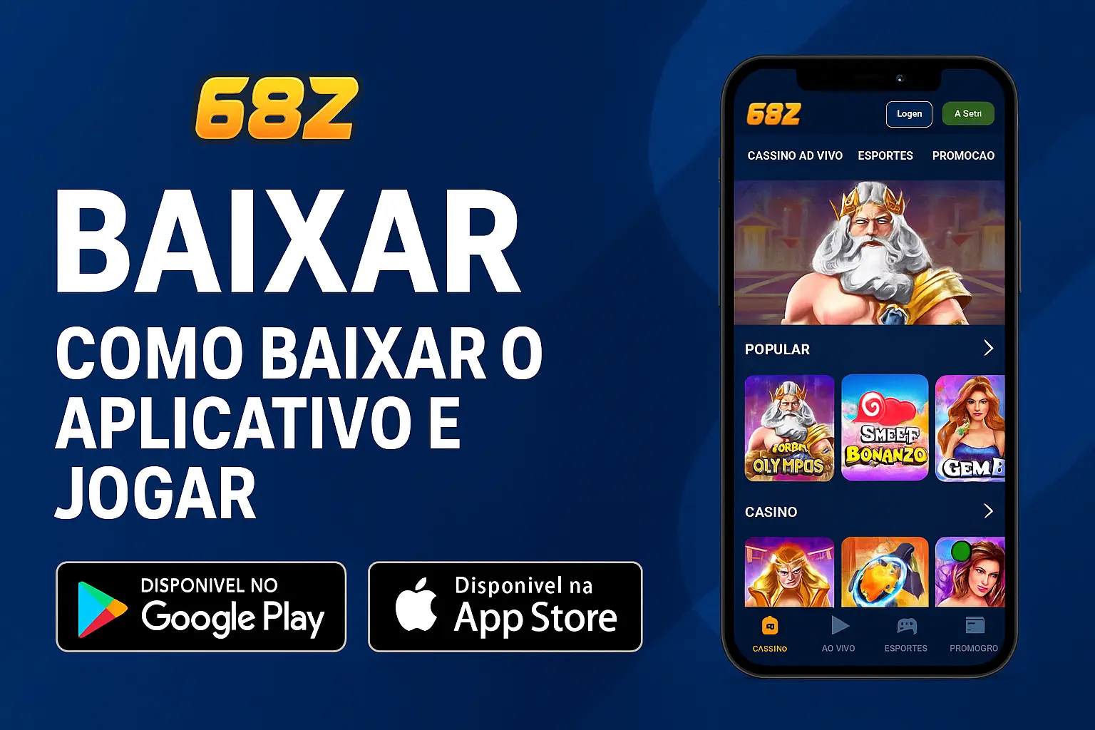 Baixar o 68Z Cassino App